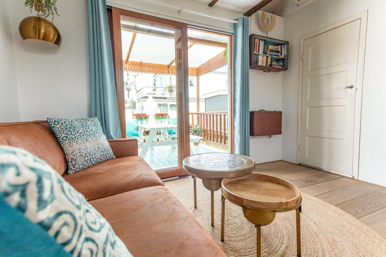 House Boat Studio With Waterfront Terrace アムステルダム エクステリア 写真