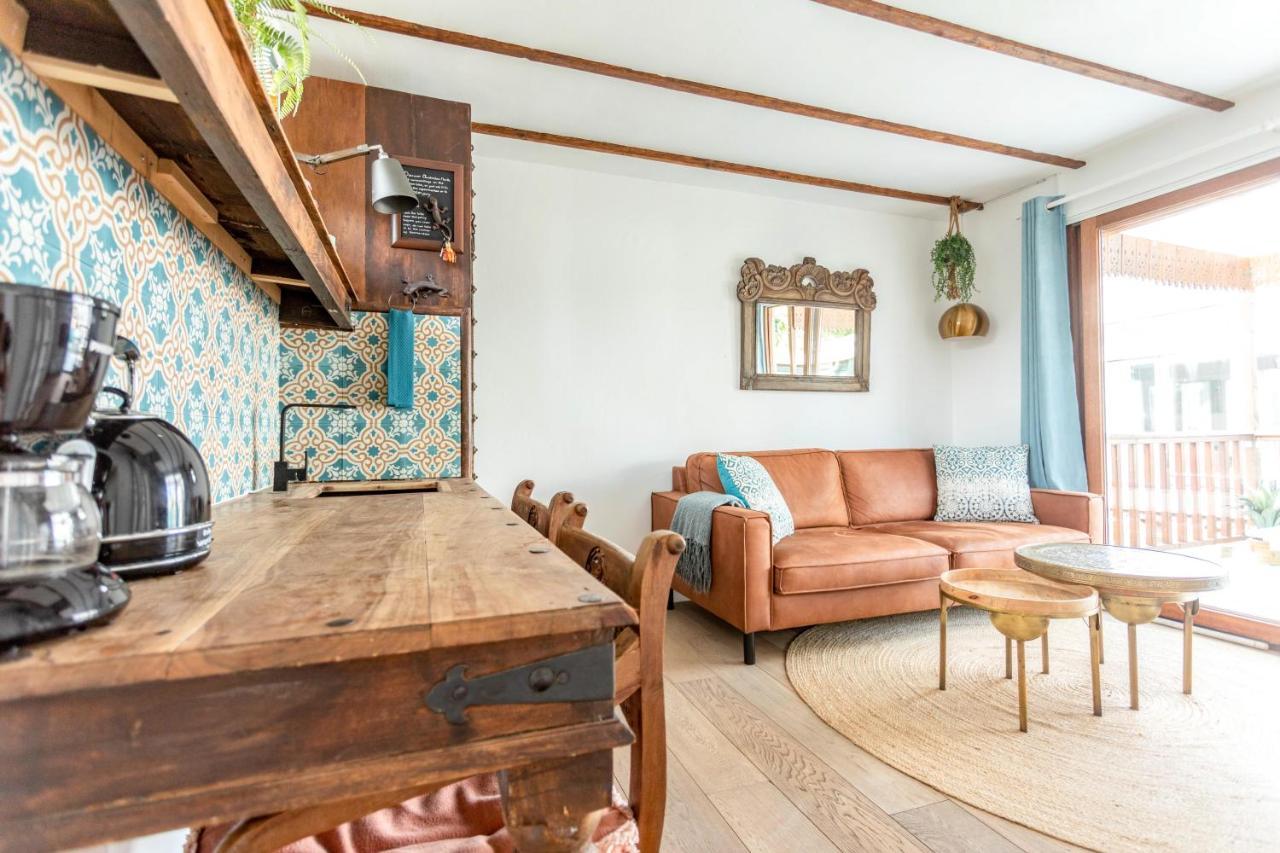 House Boat Studio With Waterfront Terrace アムステルダム エクステリア 写真