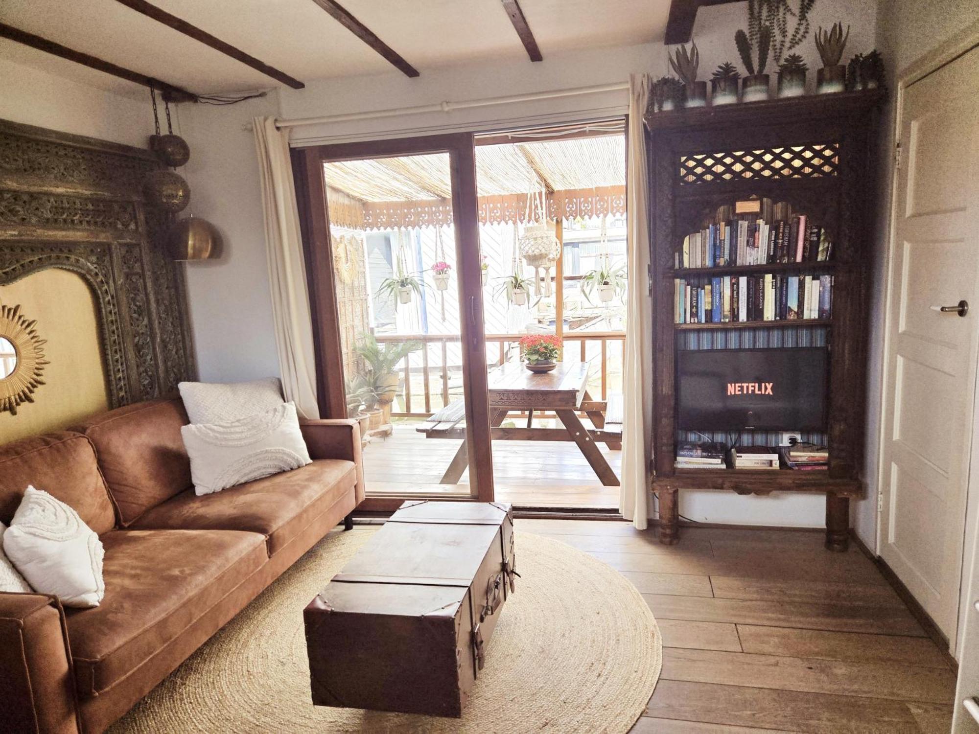 House Boat Studio With Waterfront Terrace アムステルダム エクステリア 写真