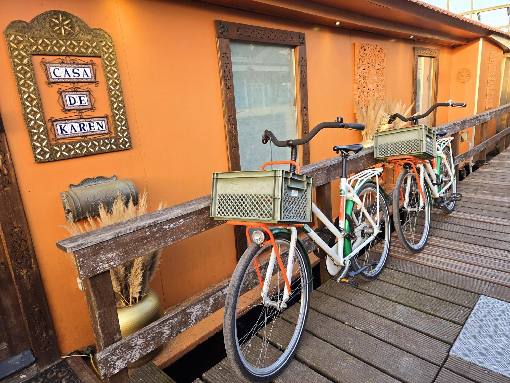 House Boat Studio With Waterfront Terrace アムステルダム エクステリア 写真